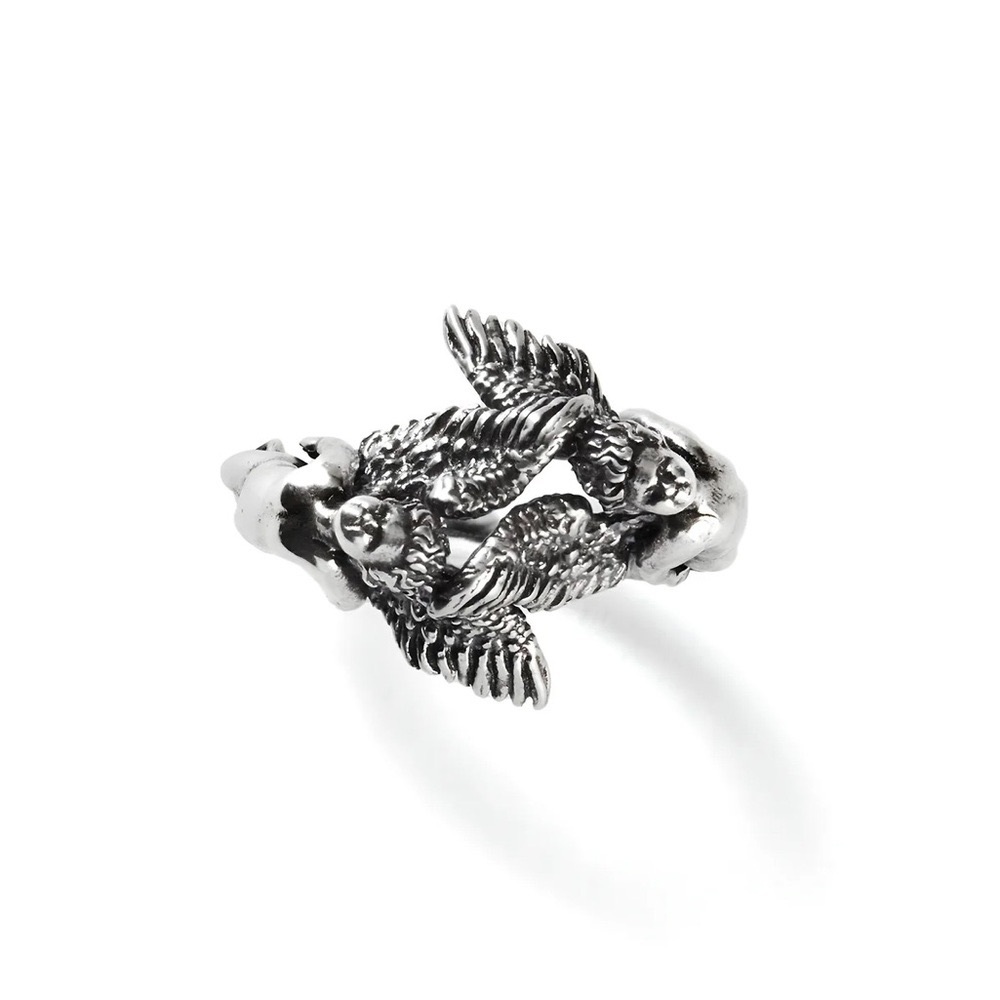 Martyre Angelo ring sterling silver size US 9